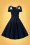 Glamour Bunny - Jane Swing-Kleid in Marineblau 5