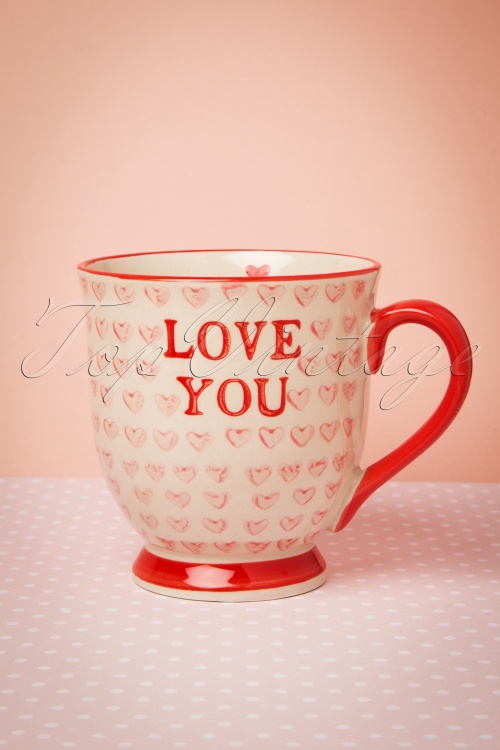 Sass & Belle - Love You Valentines Mug Années 50