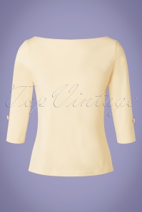 Banned Retro - Oonagh Top in Creme 3