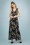 Banned 28491 Palm Maxi Length Dress in Black 20181220 01W