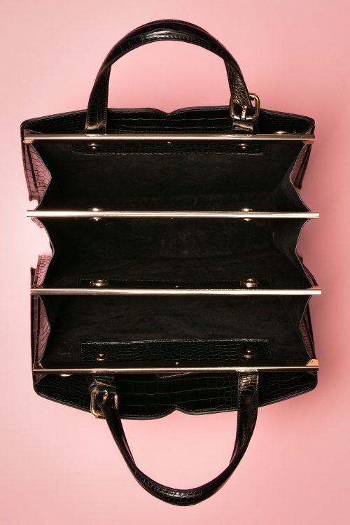 Banned Retro - 50s Indiscreet Bag in Black 4