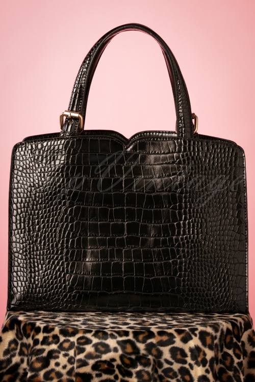 Banned Retro - 50s Indiscreet Bag in Black 2