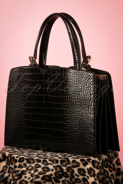 Banned Retro - 50s Indiscreet Bag in Black