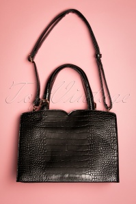 Banned Retro - 50s Indiscreet Bag in Black 6