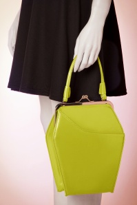 Tatyana - 50s To Die For Handbag In Lime 7