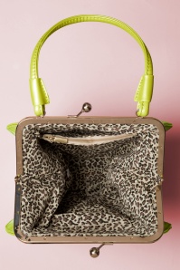 Tatyana - 50s To Die For Handbag In Lime 4