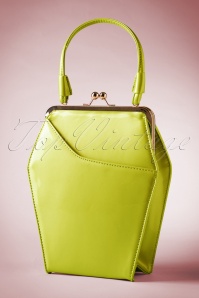 Tatyana - 50s To Die For Handbag In Lime 3