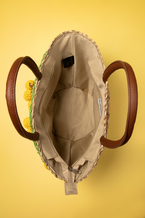 Amici - Limon Basket Wicker Bag Années 50 en Naturel 3