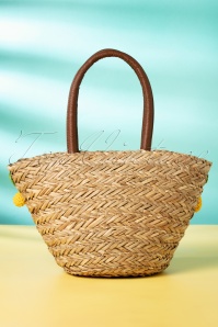 Amici - 50s Limon Basket Wicker Bag in Natural 4