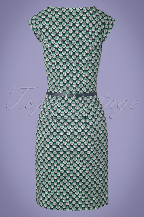 4FunkyFlavours - 60s Regina Personality Dress in Navy 5