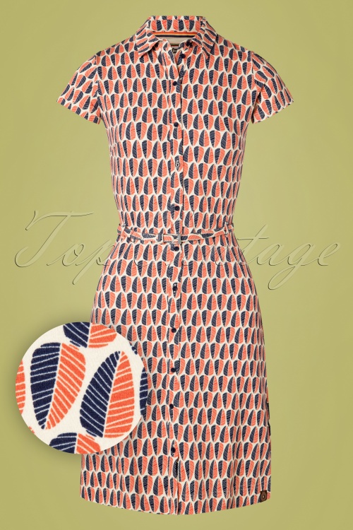 4FunkyFlavours - 60s Instant Love Dress in Cream 2