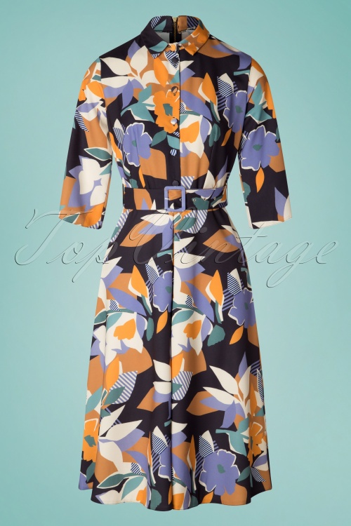 Closet London - Theresa A-lijn blouse-jurk in meerdere kleuren
