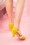 Topvintage Boutique Collection - Ava Walking On Sunshine-pumps in geel 6