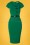 Vintage Chic for Topvintage - 50s Lynne Pencil Dress in Emerald Green 2