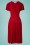 Vintage Chic 28758 Red Short Sleeve Slinky Dress 20190121 002W