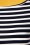 Topvintage Boutique Collection - Sabrina Stripes Shirt Années 50 en Bleu Marine 3