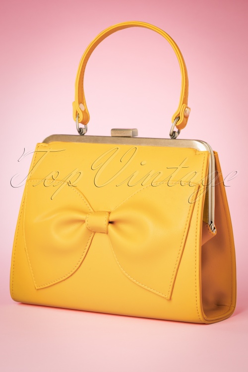 Lola Ramona ♥ Topvintage - 50s Inez Sunshine In My Pocket Handbag in Yellow 2