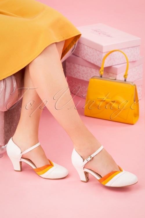Lola Ramona ♥ Topvintage - 50s Inez Sunshine In My Pocket Handbag in Yellow 5