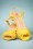 Banned Retro - 40s Amelia Sandals in Yellow 3