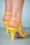 Banned Retro - Amelia sandalen in geel 5