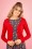 Banned 28571 Pointelle Cardigan in Red 20181218 0100W