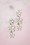 Day&Eve by Go Dutch Label - 50s Dangling Flower Earrings in Ivory