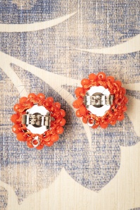 Day&Eve by Go Dutch Label - 60s Small Earrings in Coral 2