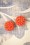 Day&Eve by Go Dutch Label - 60s Small Earrings in Coral