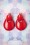 Day&Eve by Go Dutch Label - Tometo Tomato Retro Earrings Années 60 en Rouge 2