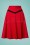 Banned Retro - 50s Rockin Swing Skirt in Deep Red 2
