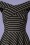 Banned Retro - Pier Stripes Jersey Dress Années 50 en Noir 3