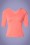 Banned Retro - 50s Betty Top in Peach Pink 2