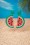 Darling Divine - 60s My Juicy Watermelon Earrings in Coral and Green
