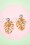 Darling Divine - Linda Leaf Earrings Années 70 en Moutarde 4