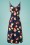 King Louie - Nadya Mimosa dubbele V-jurk in denimblauw 2