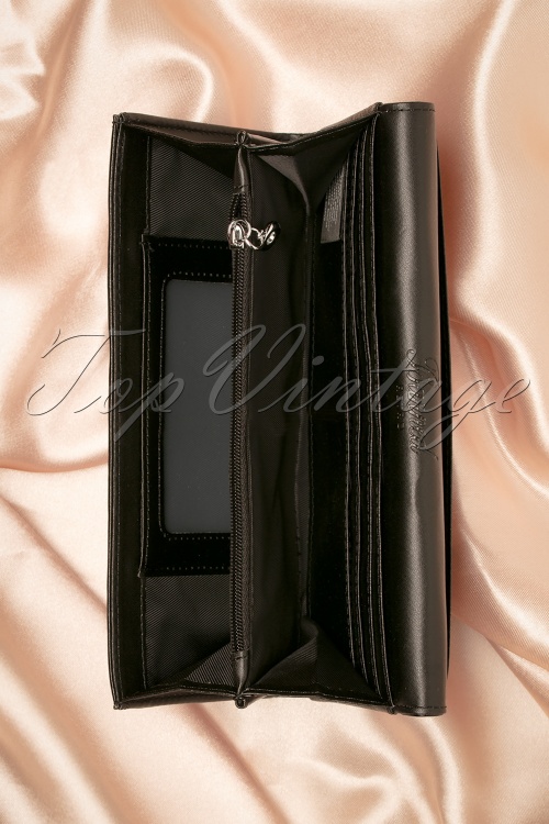 Banned Retro - 50s Onyx Wallet in Black 4