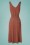 King Louie - 60s Anna Vongole Midi Dress in Beet Red 4