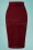 Vintage Chic for Topvintage - Shana Leopard Pencil Skirt Années 50 en Rouge 4