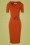 Vintage Chic for Topvintage - Jennifer Pencil Dress Années 50 en Canelle 2