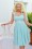 Glamour Bunny - 50s Renee Swing Dress in Baby Blue 3