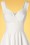 Glamour Bunny - 50s Trinity Swing Dress in Off White 5