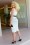 Glamour Bunny - Rachel Pencil Dress Années 50 en Blanc Cassé 2