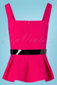Glamour Bunny - 50s Eve Top in Hot Pink 6