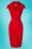 Glamour Bunny - Lydia Pencil Dress Années 50 en Rouge 5