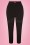 Glamour Bunny - 50s Donna Capri Suit Trousers in Black 3