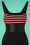 Glamour Bunny - 50s Didi Pencil Dress in Black and Coral 3