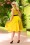 Glamour Bunny - Rachel Swing-Kleid in Gelb 2
