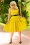 Glamour Bunny - 50s Rachel Swing Dress in Yellow