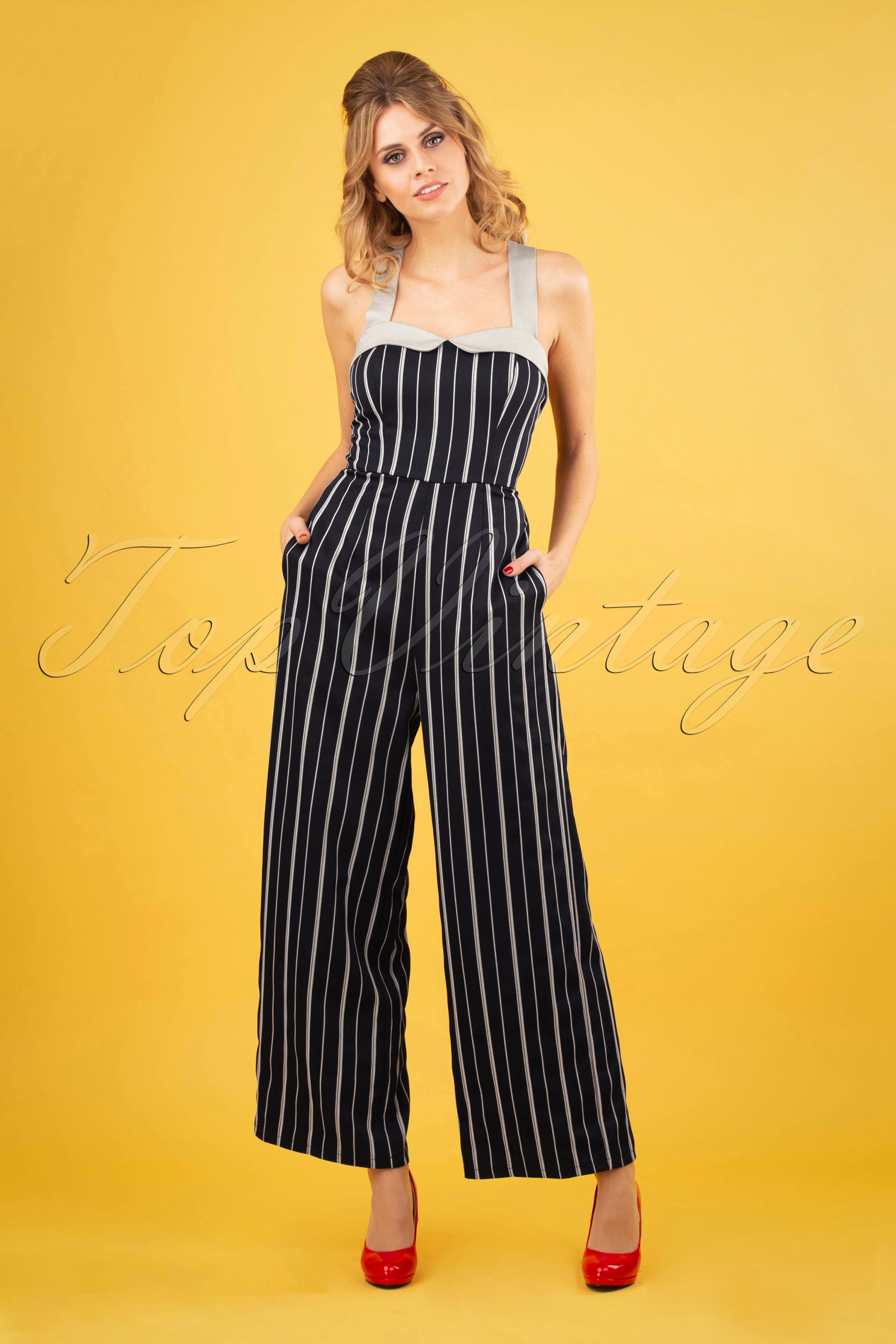 パンツ NEAT 777 Jumpsuit Navy S NEAT 777 Jumpsuit Navy S