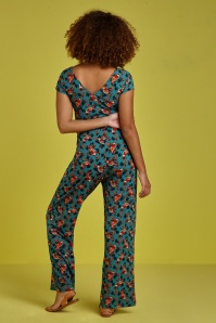 King Louie - Mira Sing-A-Long jumpsuit in havenblauw 2
